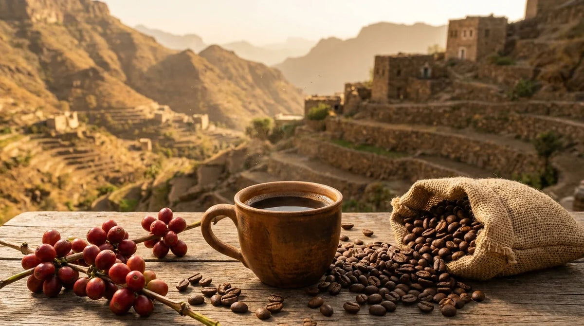 Yemeni coffee beans
